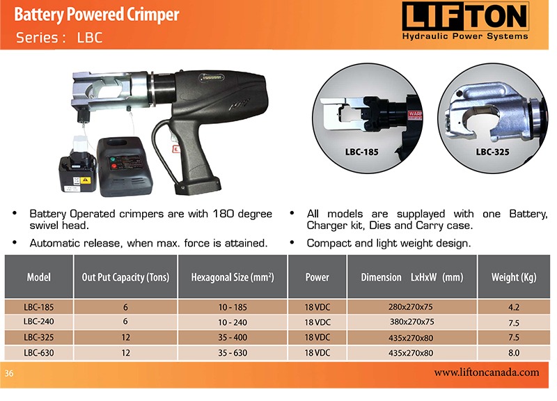 Battery Powered Crimper